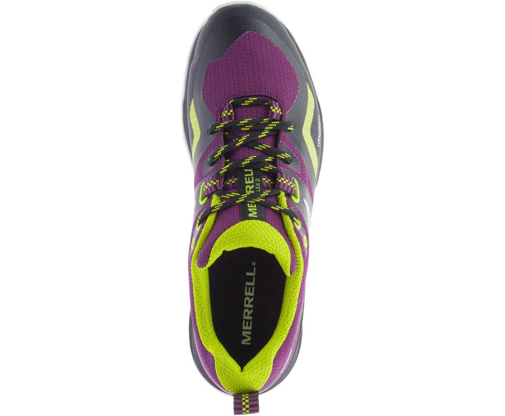 Tenis Senhora - Merrell Mqm Flex 2 Gore-Tex® - Pretas/Roxo - ZAV943720